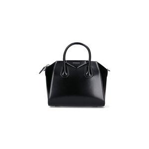 GIVENCHY Structured Black Calf Leather Antigona Handbag